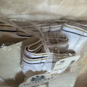 NWOT 6 Pack Stafford Comfort 100% Cotton Full Cut Brief Underwear Mens Sz 36